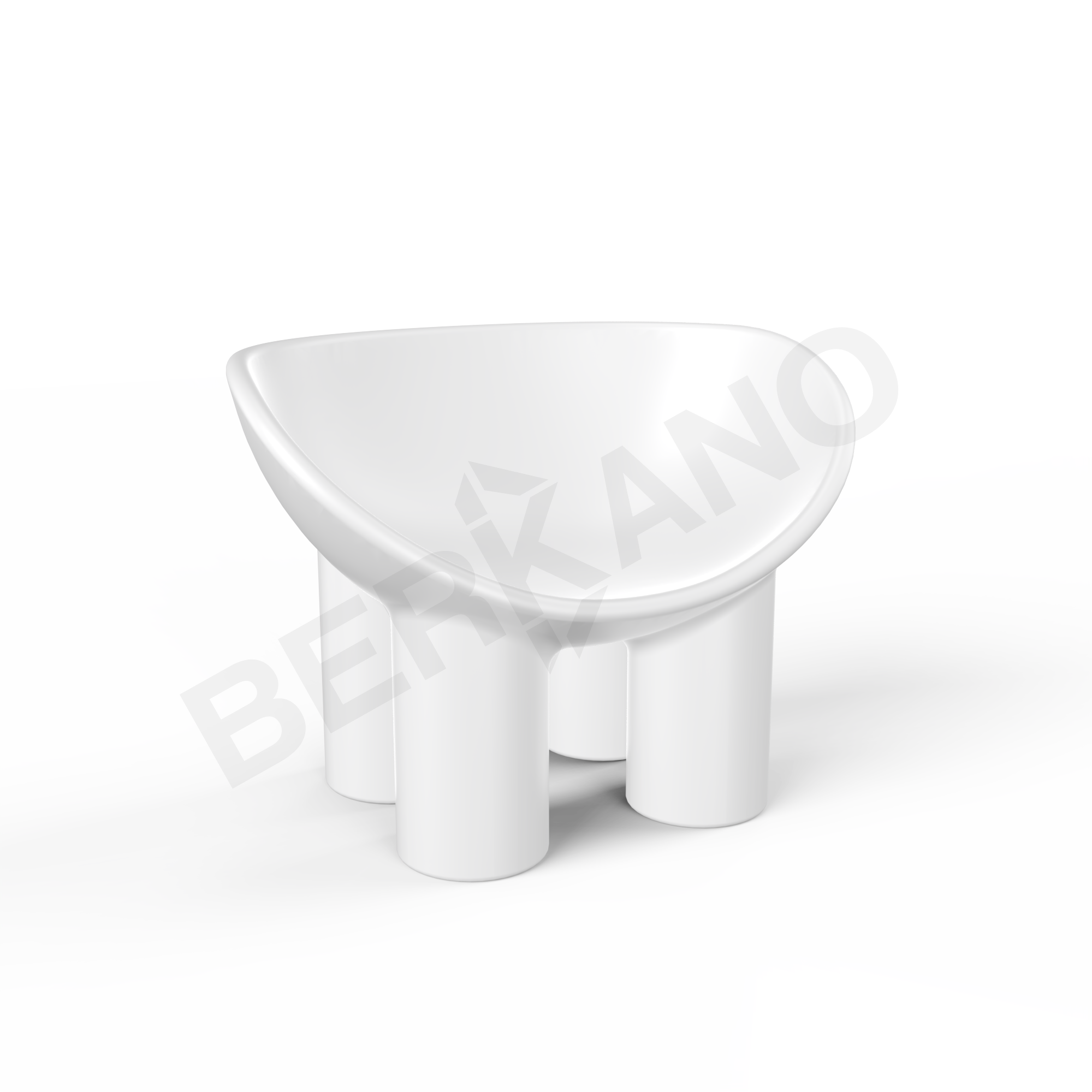 Кресло SLON Kids белого цвета