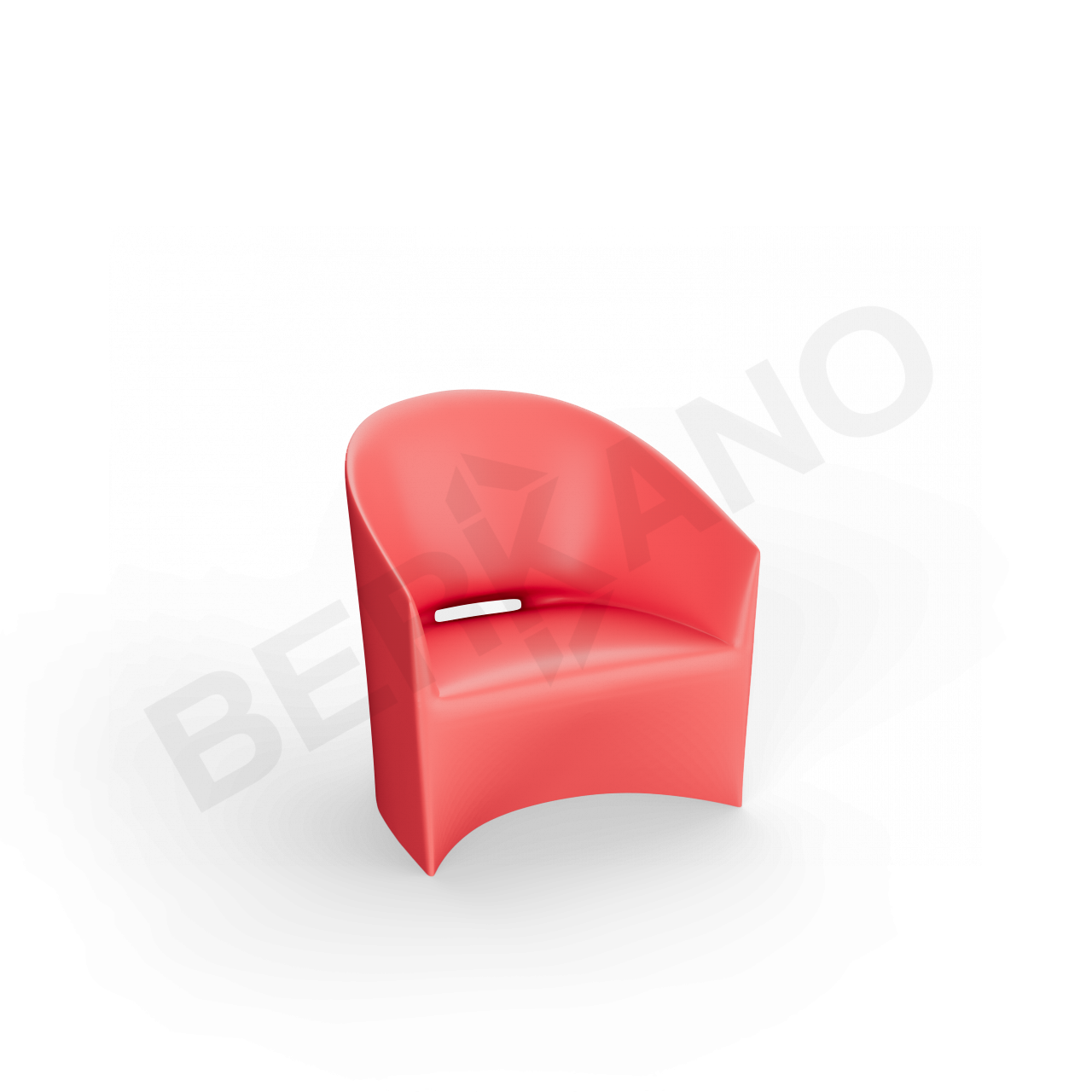 Кресло Oasis красного цвета - фото 1