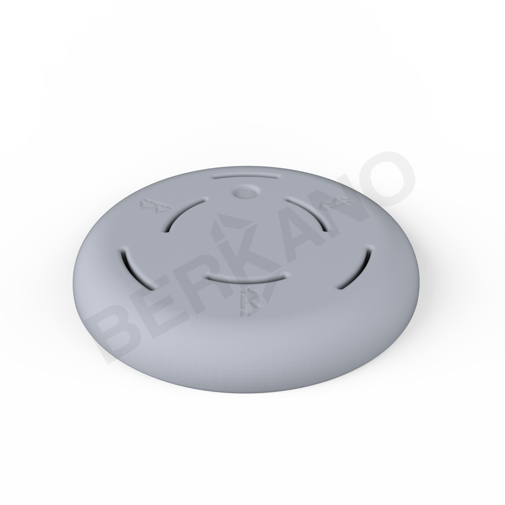 Утяжелитель большой пластиковый серого цвета - фото 1