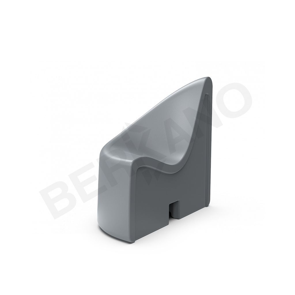 Диван Smoov Right Concrete Gray - фото 1