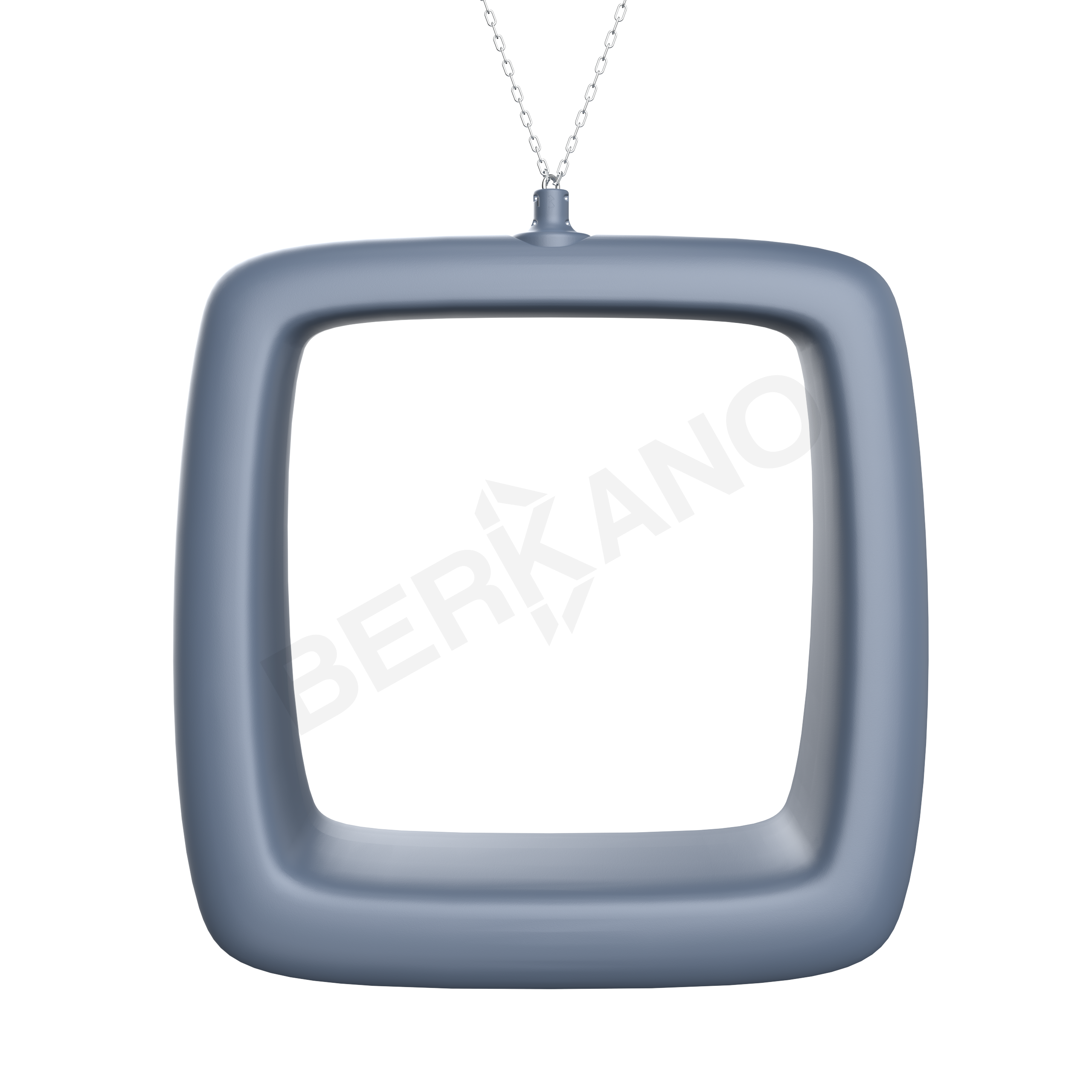 Арт-объект Moon Square синего цвета - фото 1