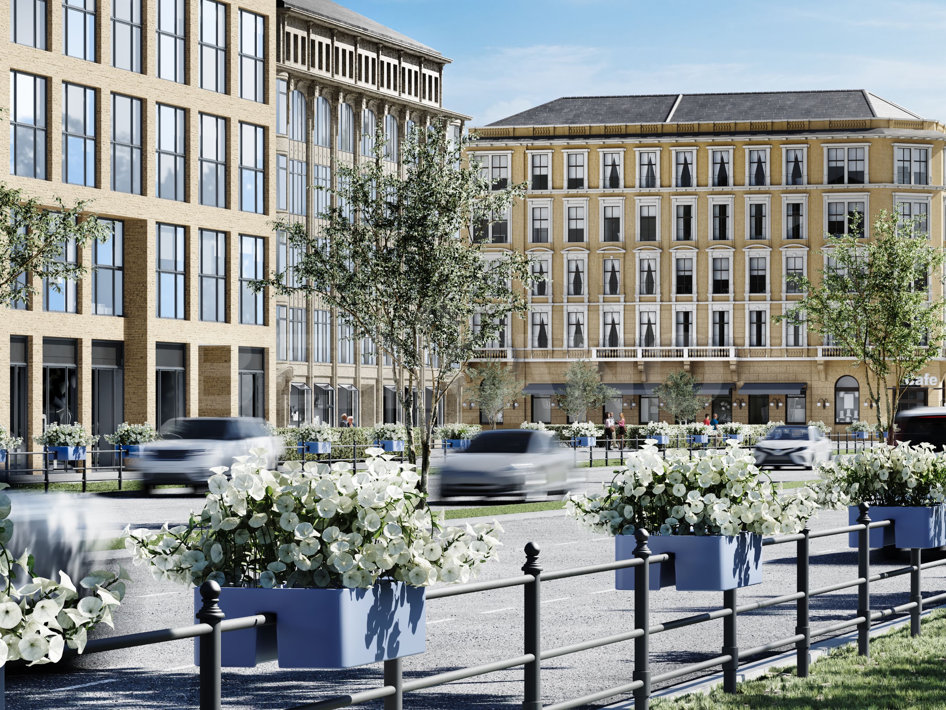 Кашпо Vittorio 80an DB бирюзового цвета - фото 4