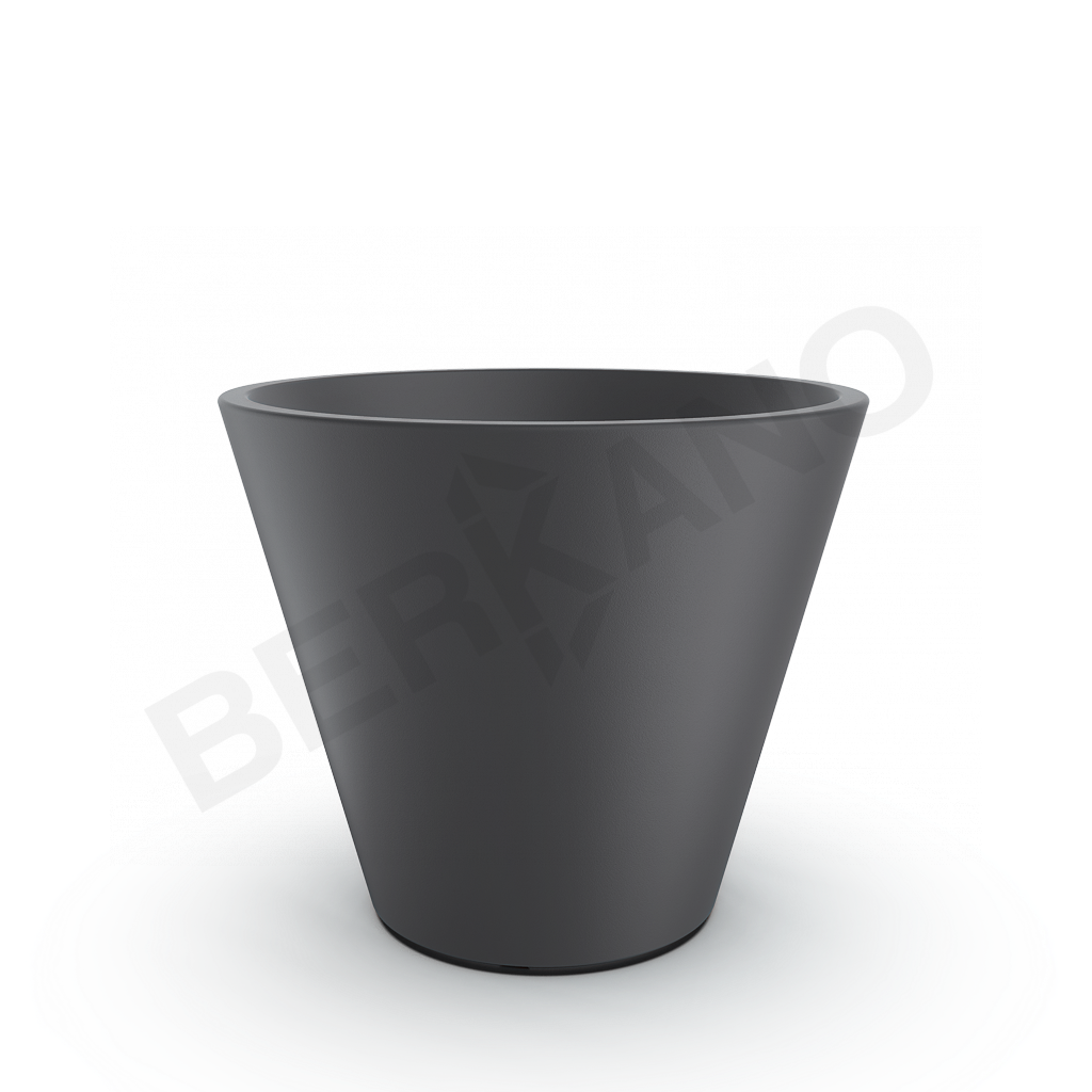 Кашпо Bliss 65 DB графитового цвета - фото 1