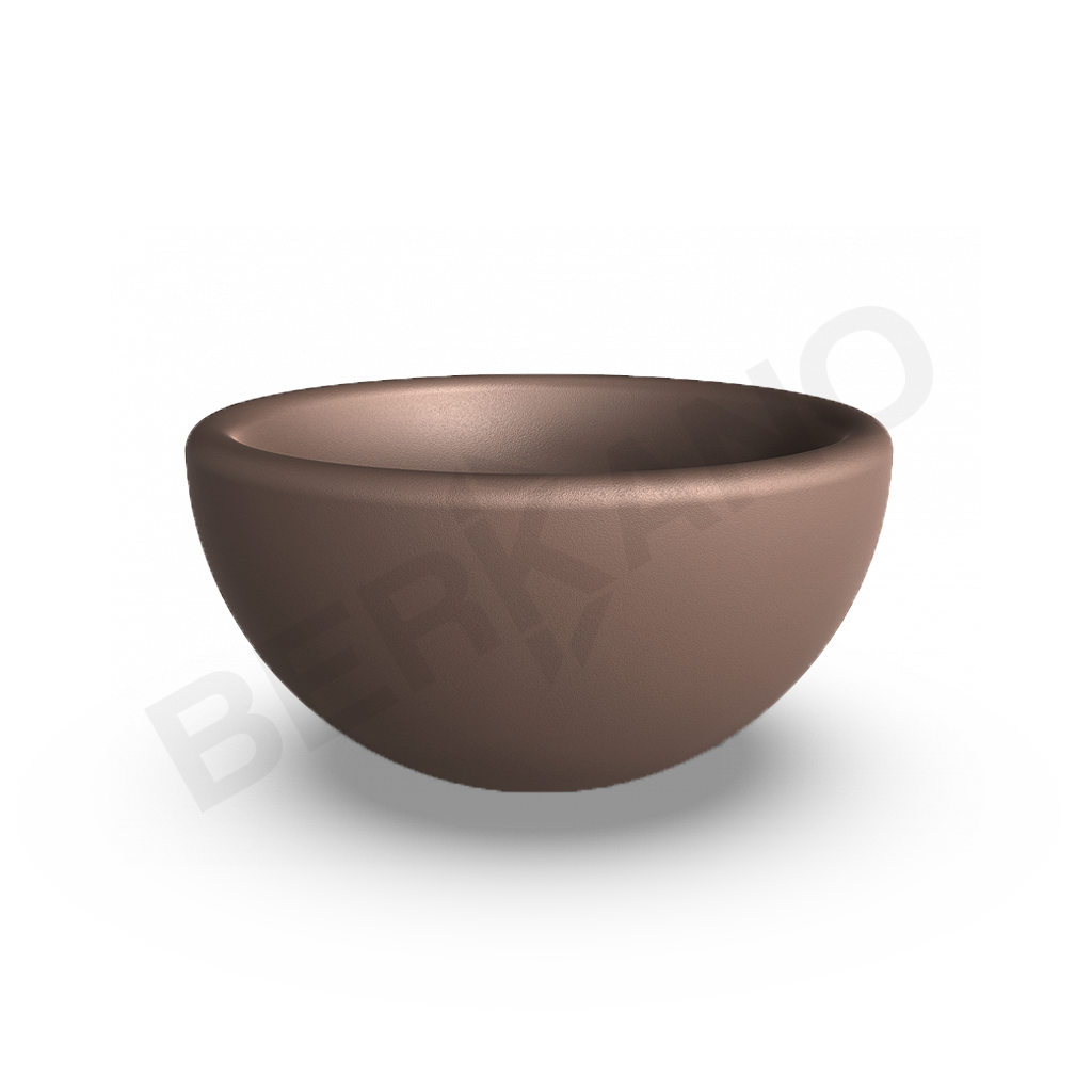 Кашпо Segmento 50 DB коричневого цвета - фото 1