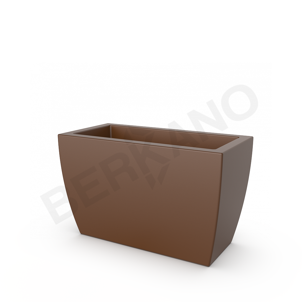 Кашпо Tenero 50H DB коричневого цвета - фото 1