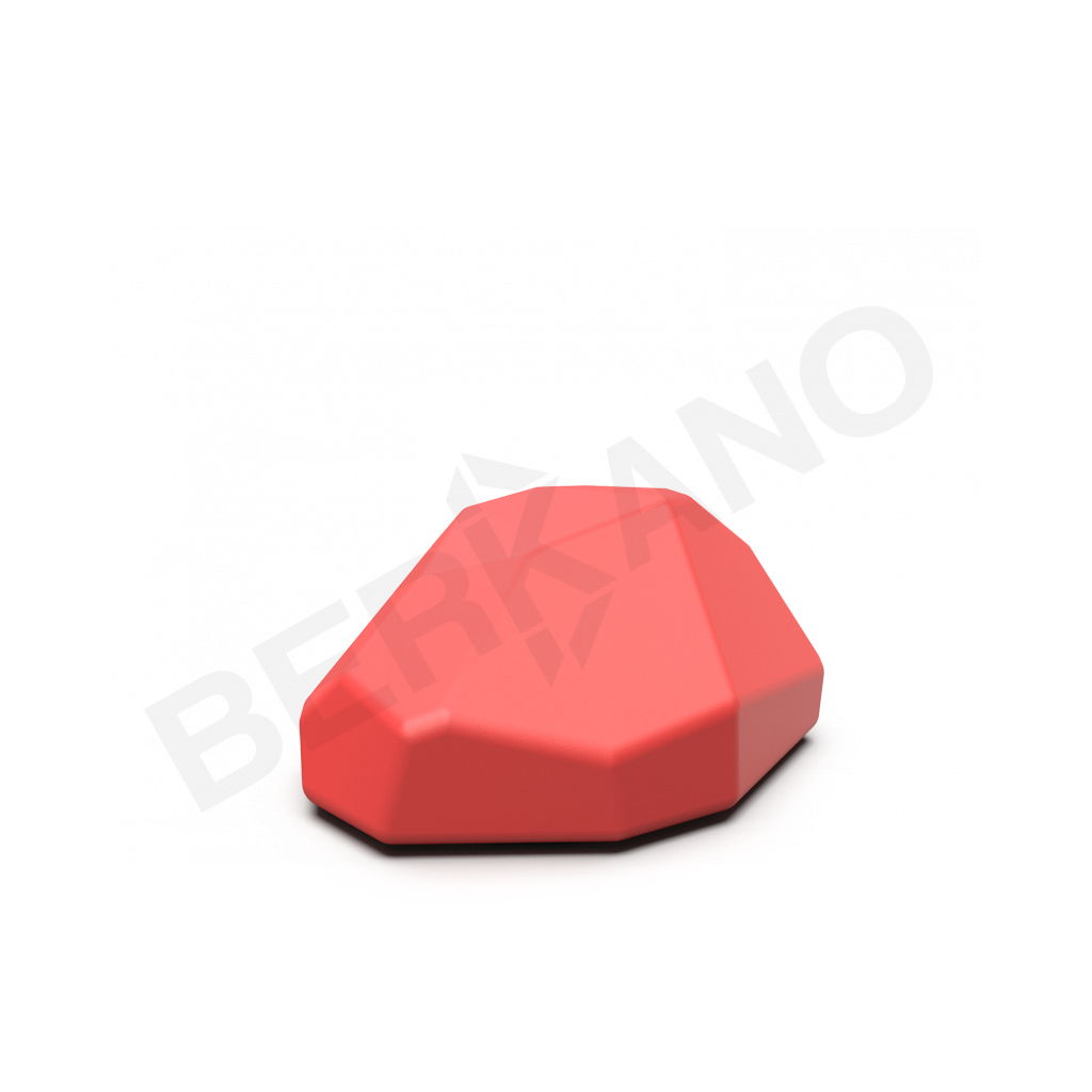 Светильник Polystone 30 красного цвета - фото 1