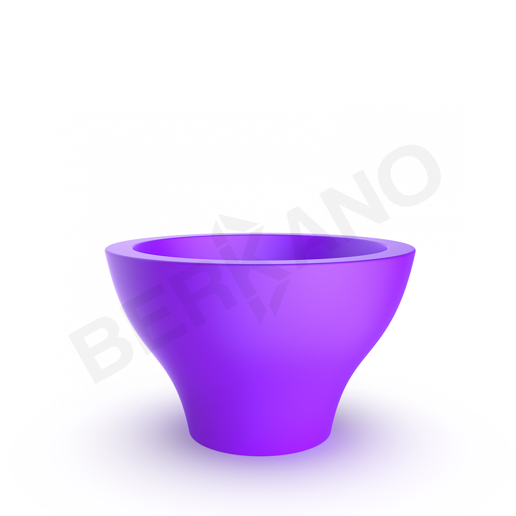 Кашпо Vetro 50 DB сиреневого цвета - фото 1