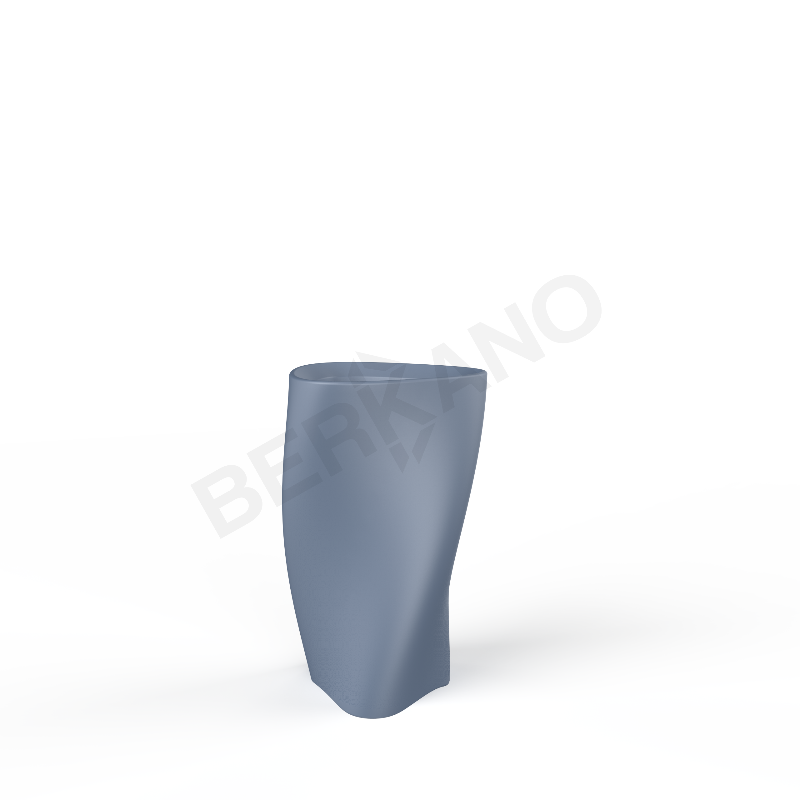 Кашпо Twist 68 DB синего цвета - фото 1