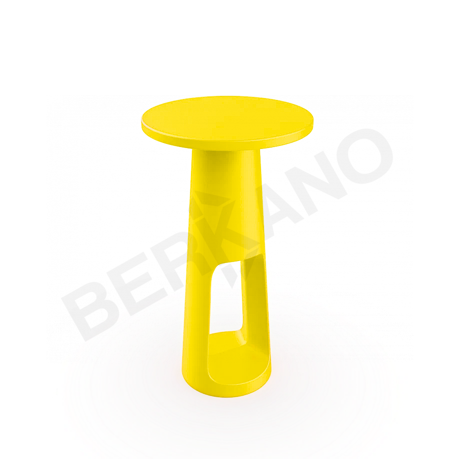 Стол антивандальный Cosmopolitan желтого цвета - фото 1