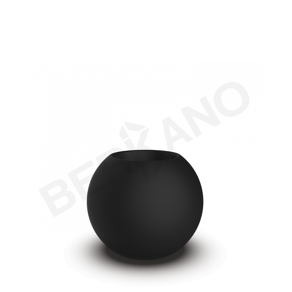 Кашпо Terra 50 DB черного цвета - фото 1