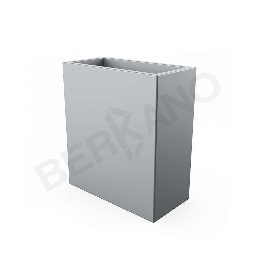 Кашпо Cubric 90*80 DB серого цвета - фото 1