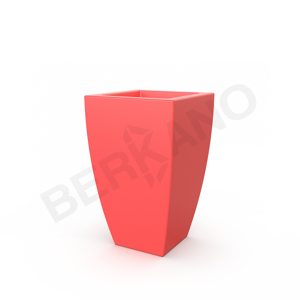 Кашпо Tenero 65 красного цвета - фото 1