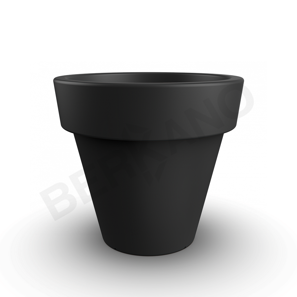 Кашпо classic 150 черного цвета - фото 1