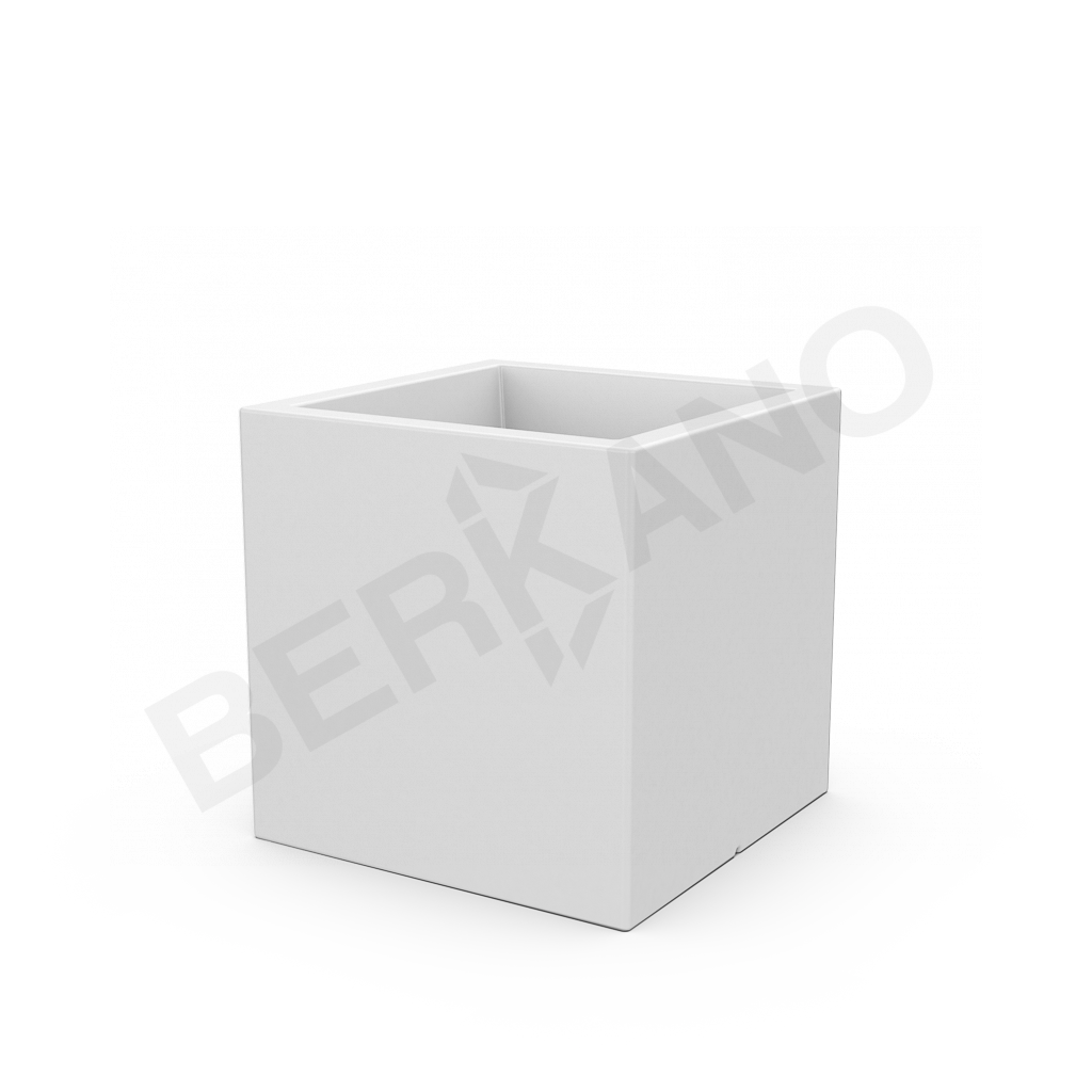 Кашпо Quarter 60 DB белого цвета