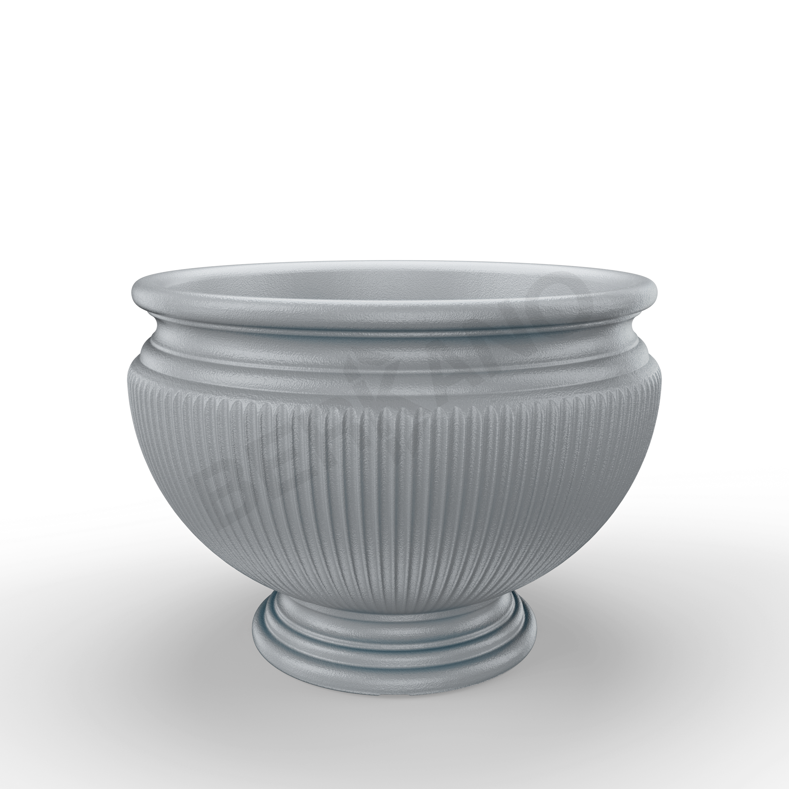 Кашпо Attica 30 серого цвета - фото 1