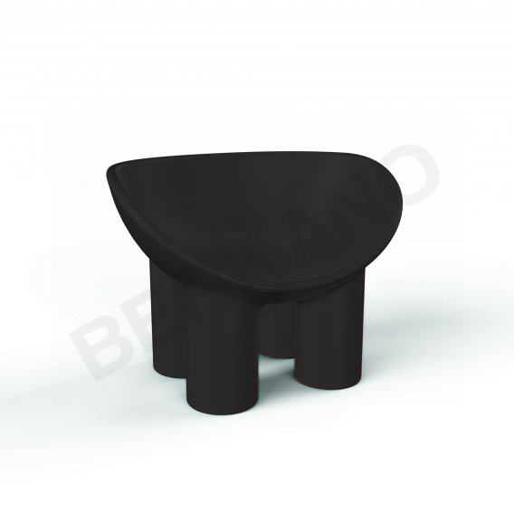 Кресло SLON Kids черного цвета - фото 1