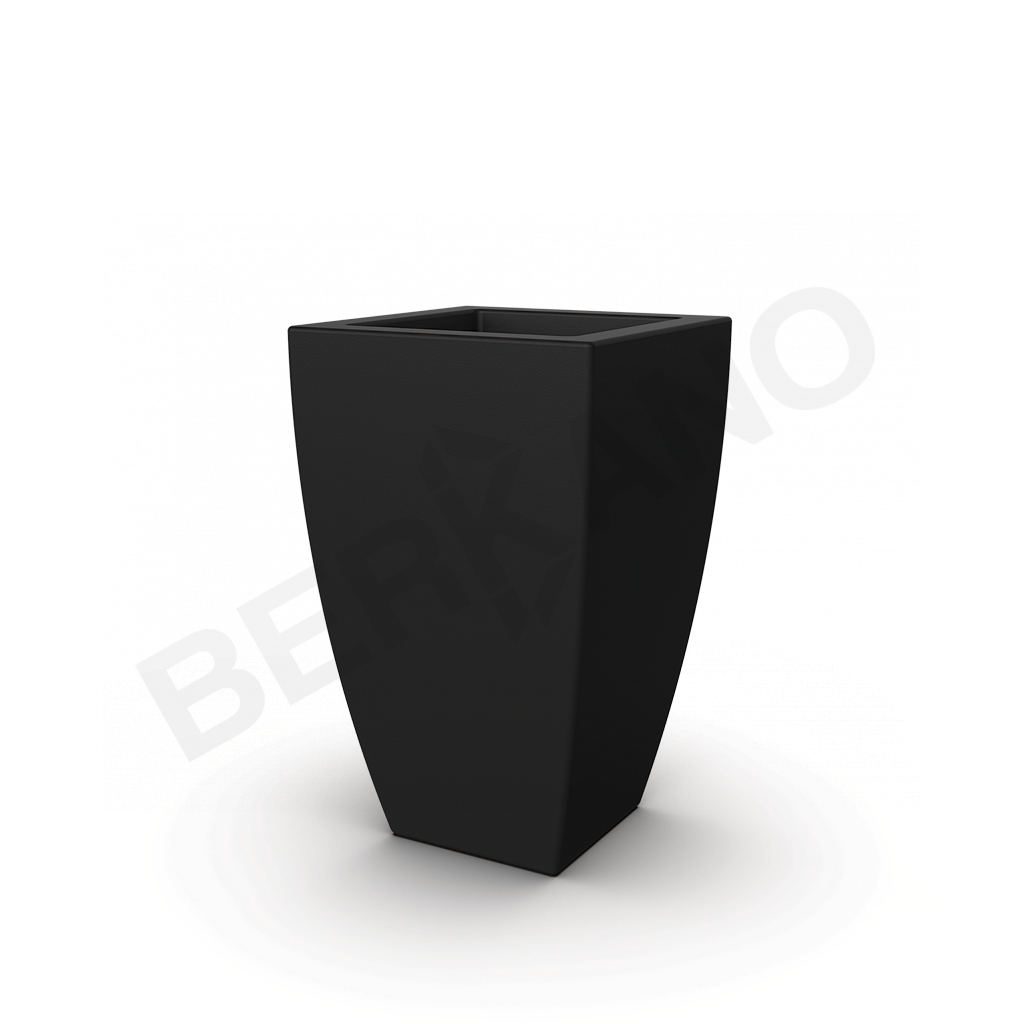 Кашпо Tenero 65 черного цвета - фото 1