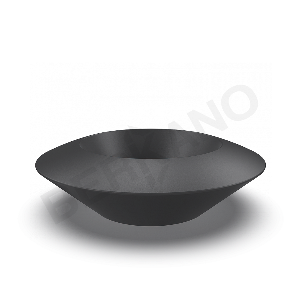 Кашпо Scodella 100 DB графитового цвета - фото 1