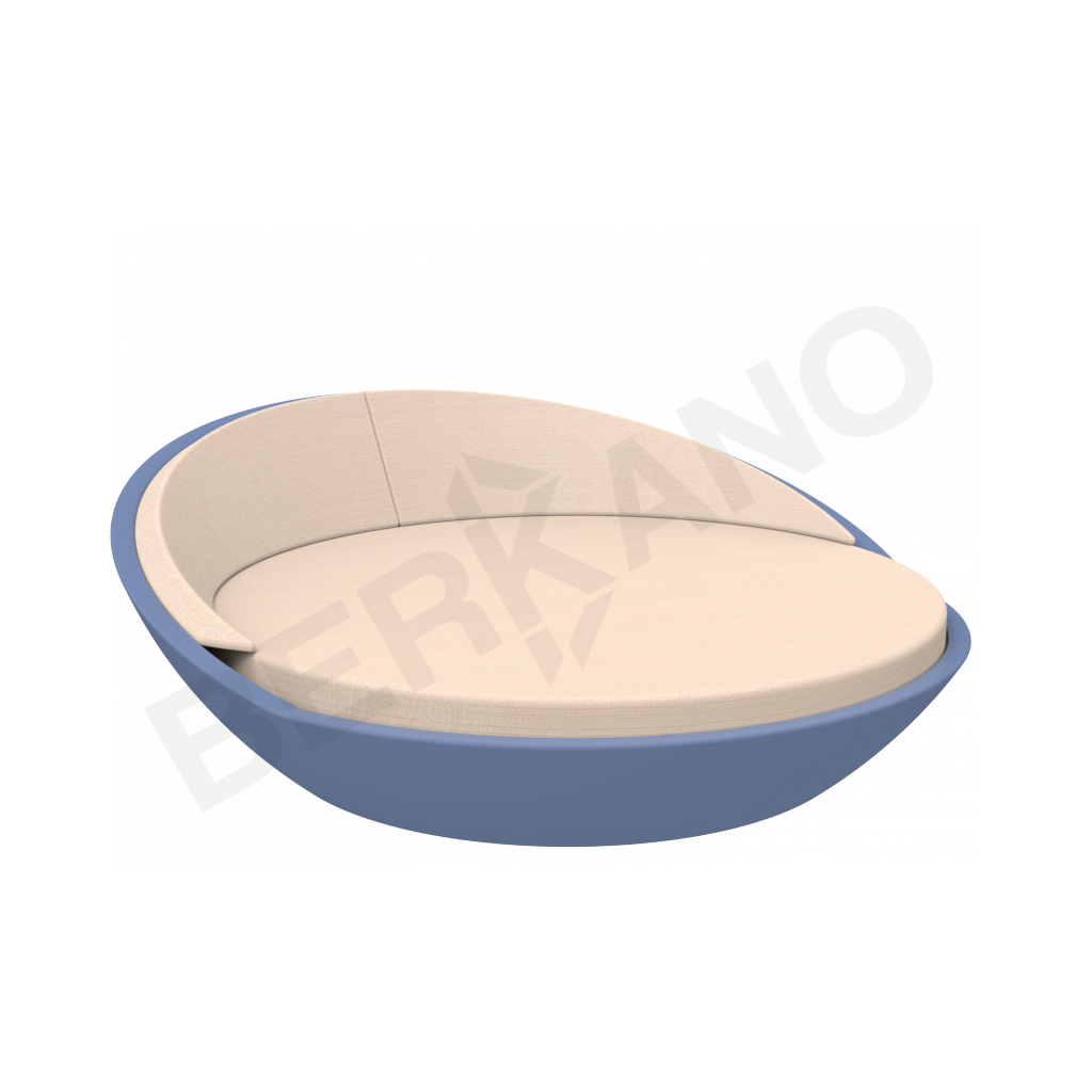 Шезлонг Riviera синего цвета / аксессуар Milk - фото 1