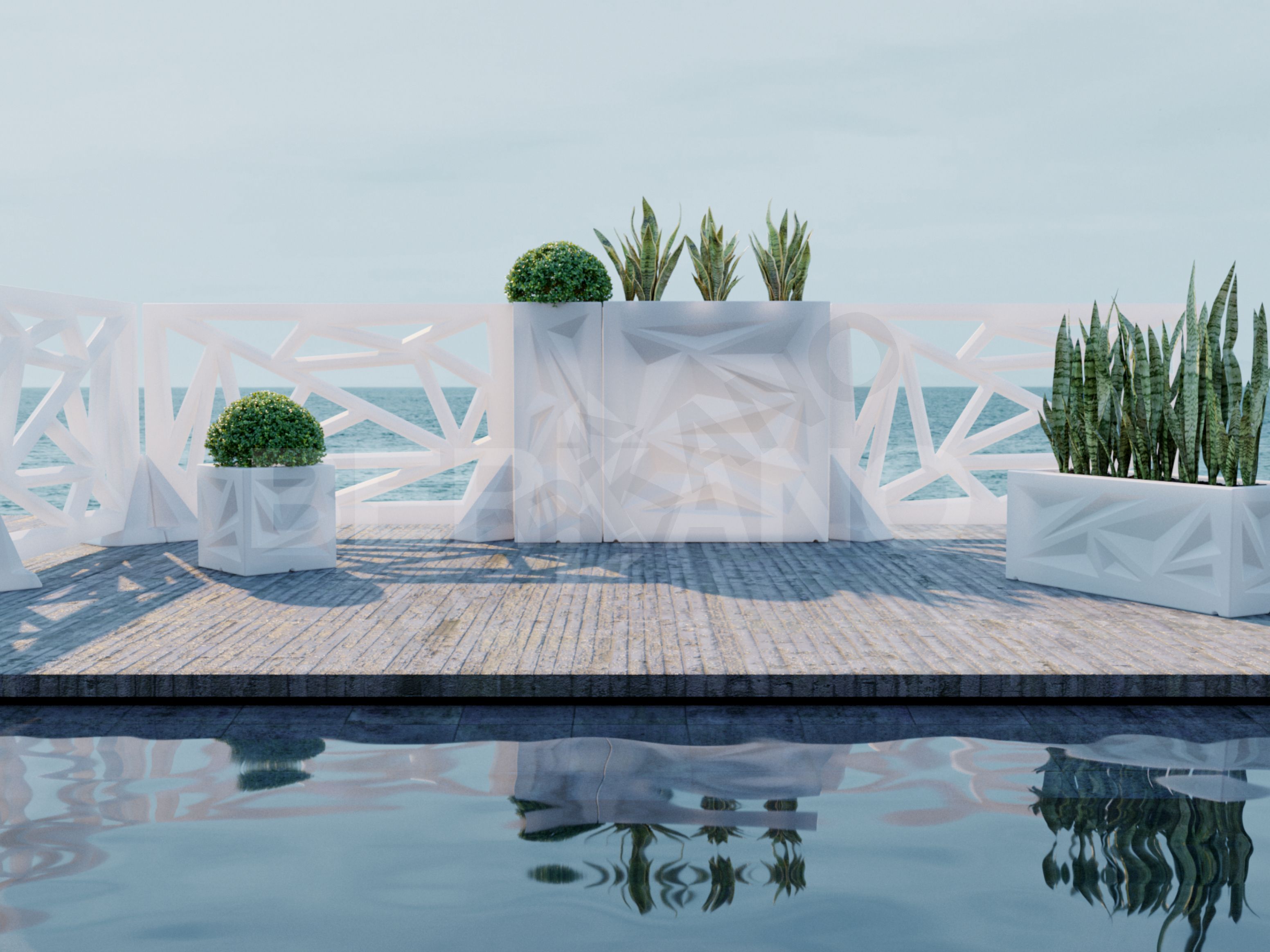 Зонирование Icelandic Fence графитового цвета - фото 2