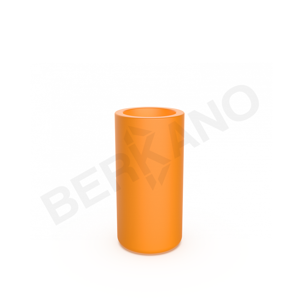Кашпо Smoov Planter Cylinder DB оранжевого цвета - фото 1