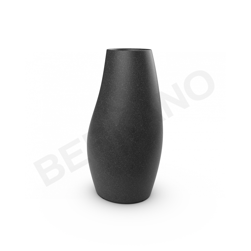 Кашпо Bend 115 DB цвета черный гранит - фото 1