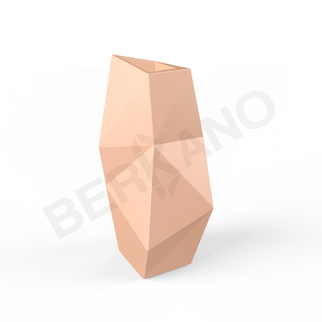 Кашпо Quaro L DB терракотового цвета - фото 1