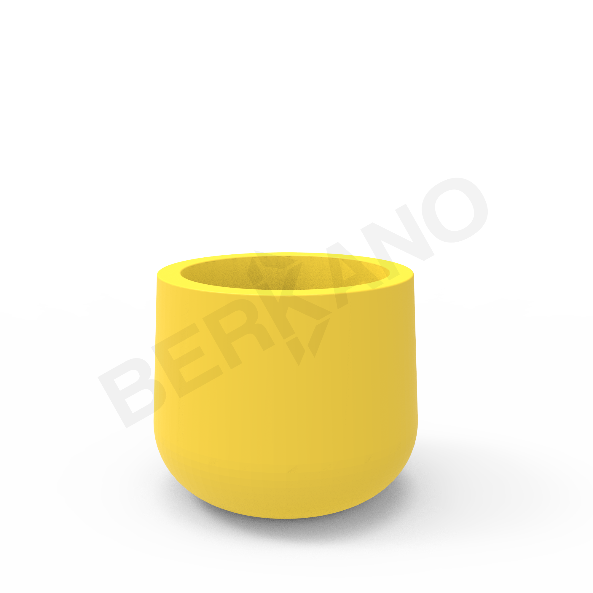 Кашпо Grace planter 45 DB желтого цвета - фото 1