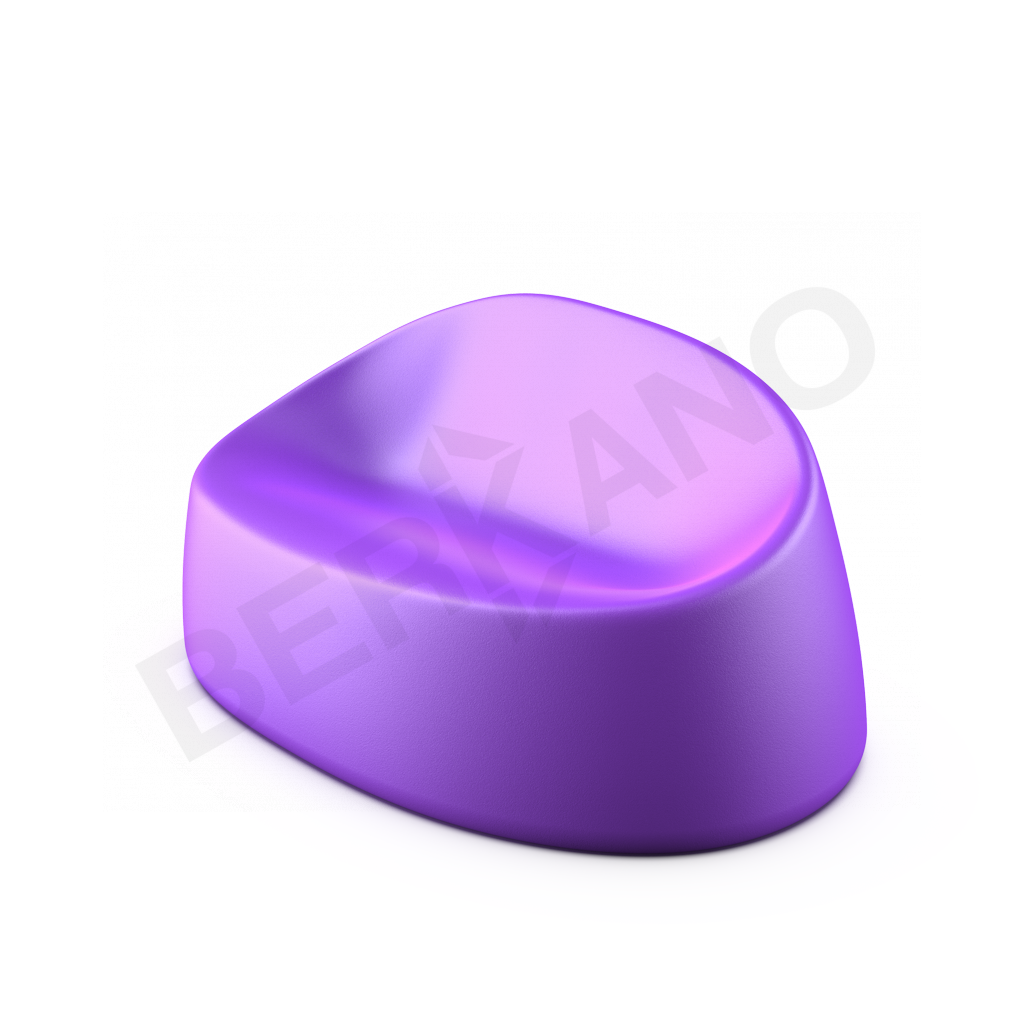 Диван Smoov сиреневого цвета - фото 1