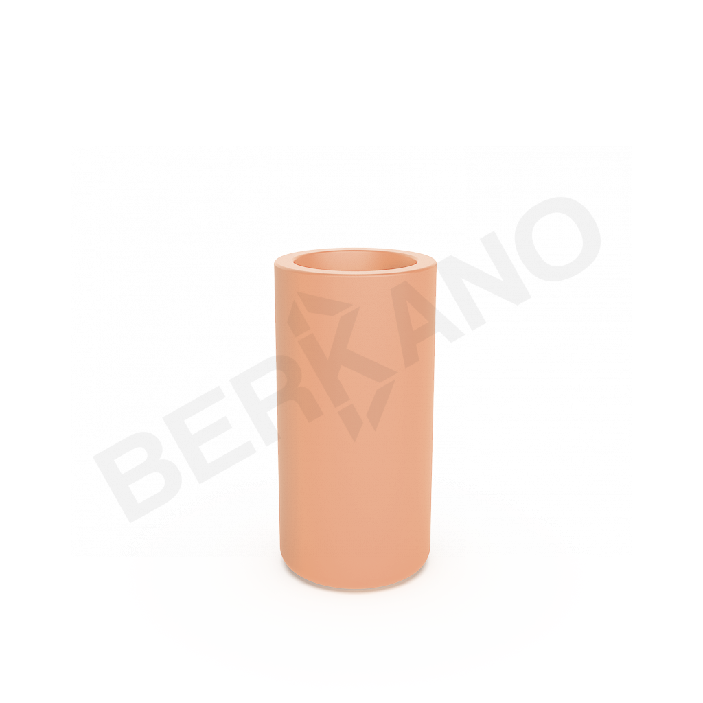 Кашпо Smoov Planter Cylinder DB терракотового цвета - фото 1