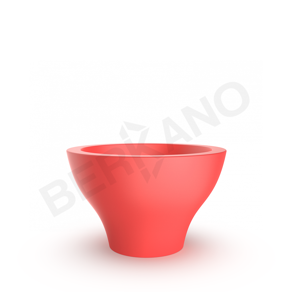 Кашпо Vetro 40 красного цвета - фото 1
