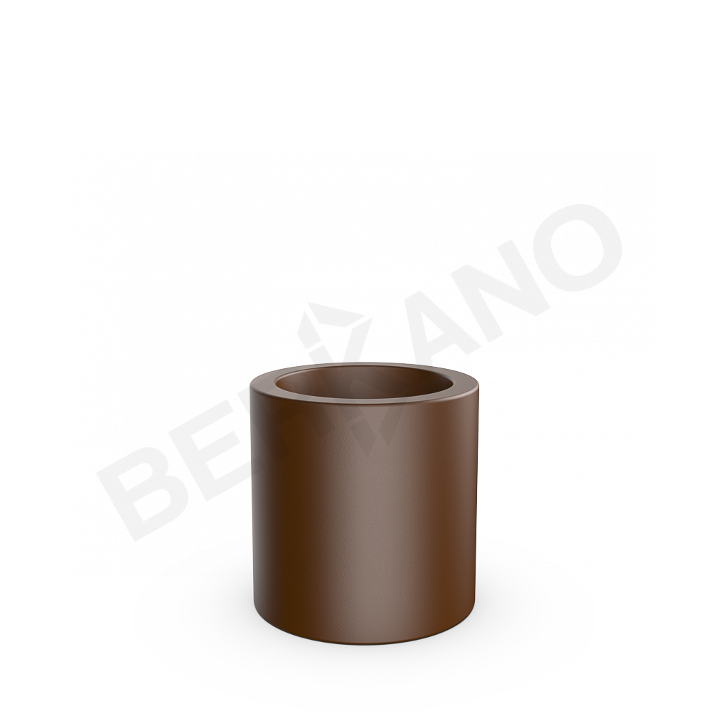 Кашпо Cilindro 50 коричневого цвета - фото 1