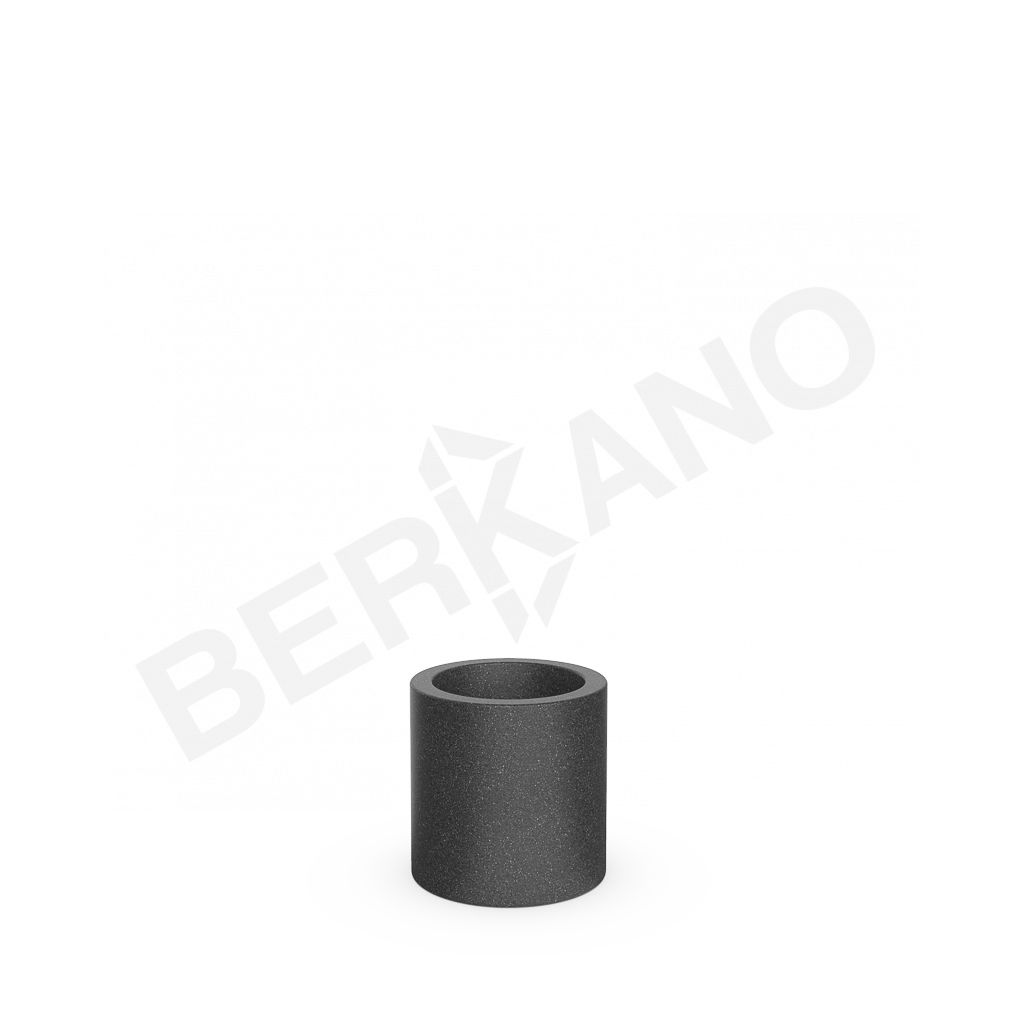 Кашпо Cilindro 30 цвета черный гранит - фото 1