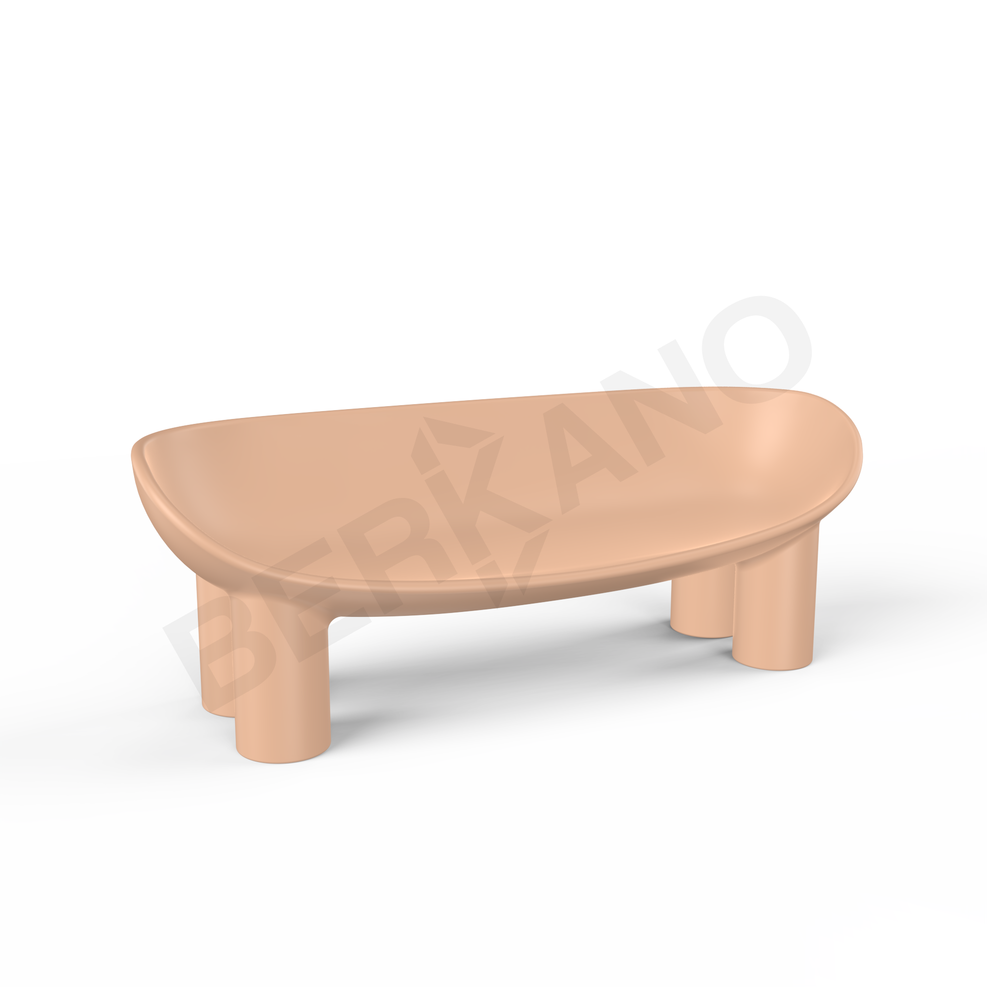 Диван SLON терракотового цвета - фото 1