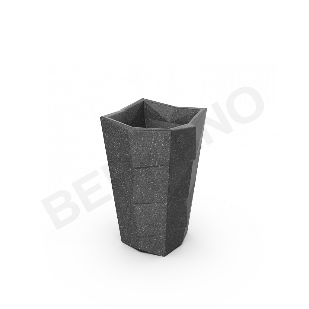 Кашпо Agava 70 DB Black Granite - фото 1