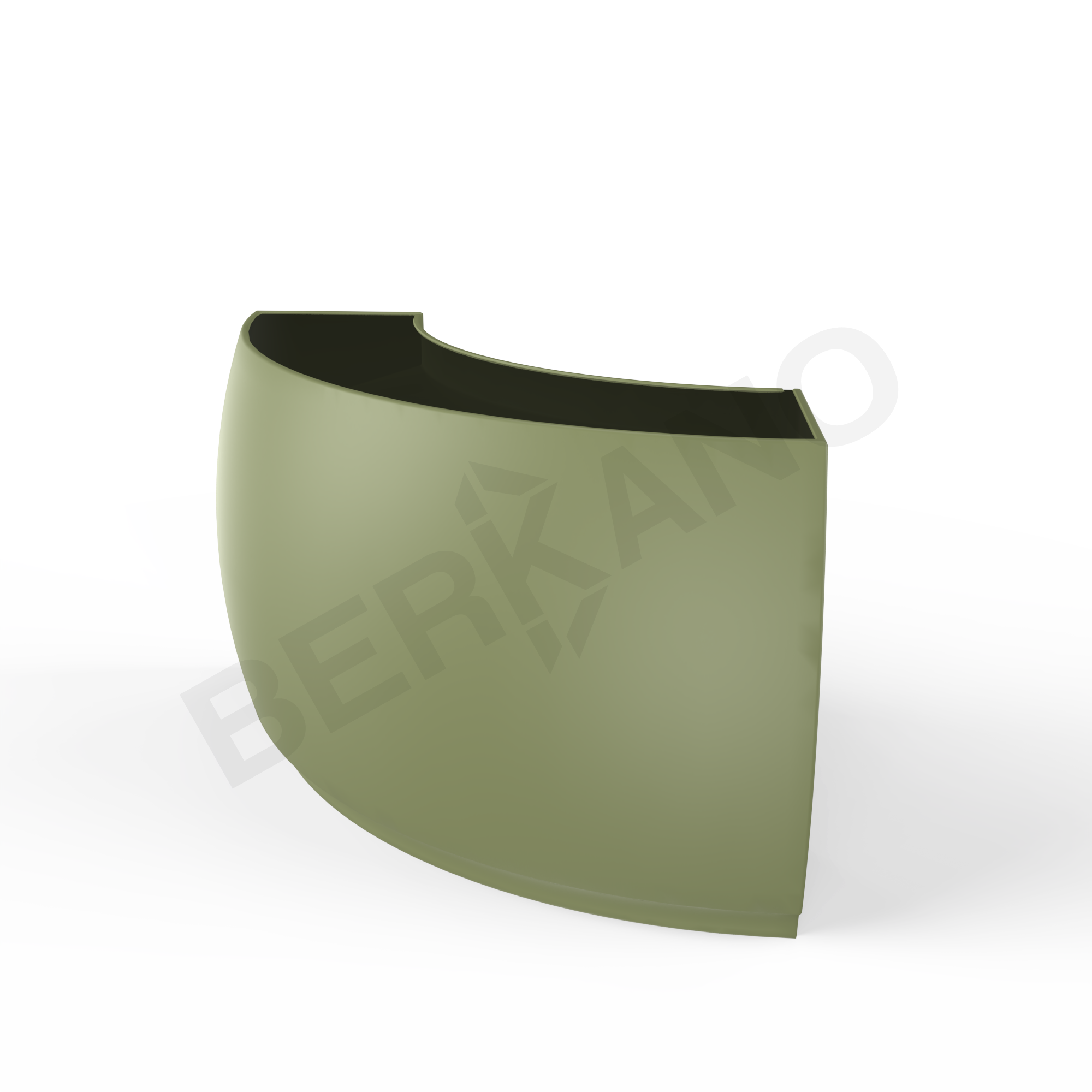 Барная стойка Grace Bar угловая темно-зеленого цвета - фото 1