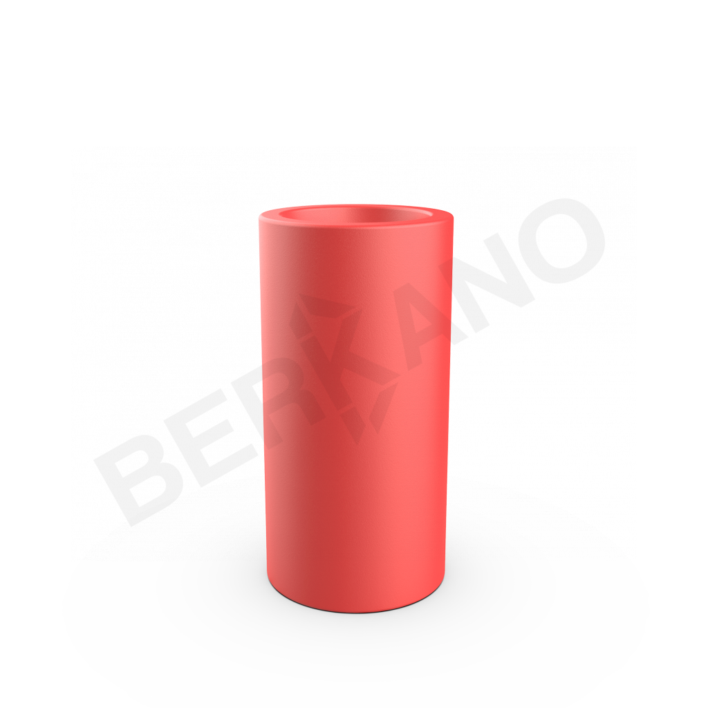 Кашпо Cilindro 60 DB красного цвета - фото 1