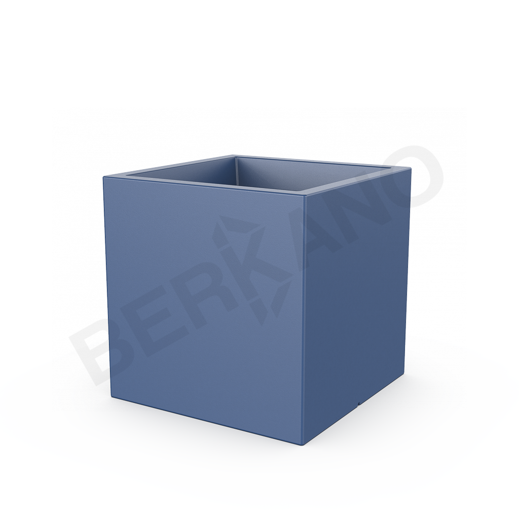 Кашпо Quarter 70 синего цвета - фото 1