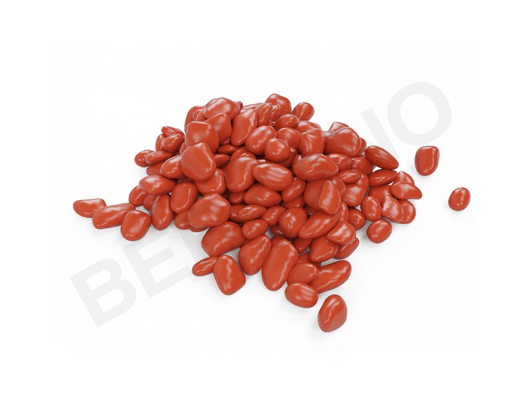 Галька цветная (красный) - фото 1