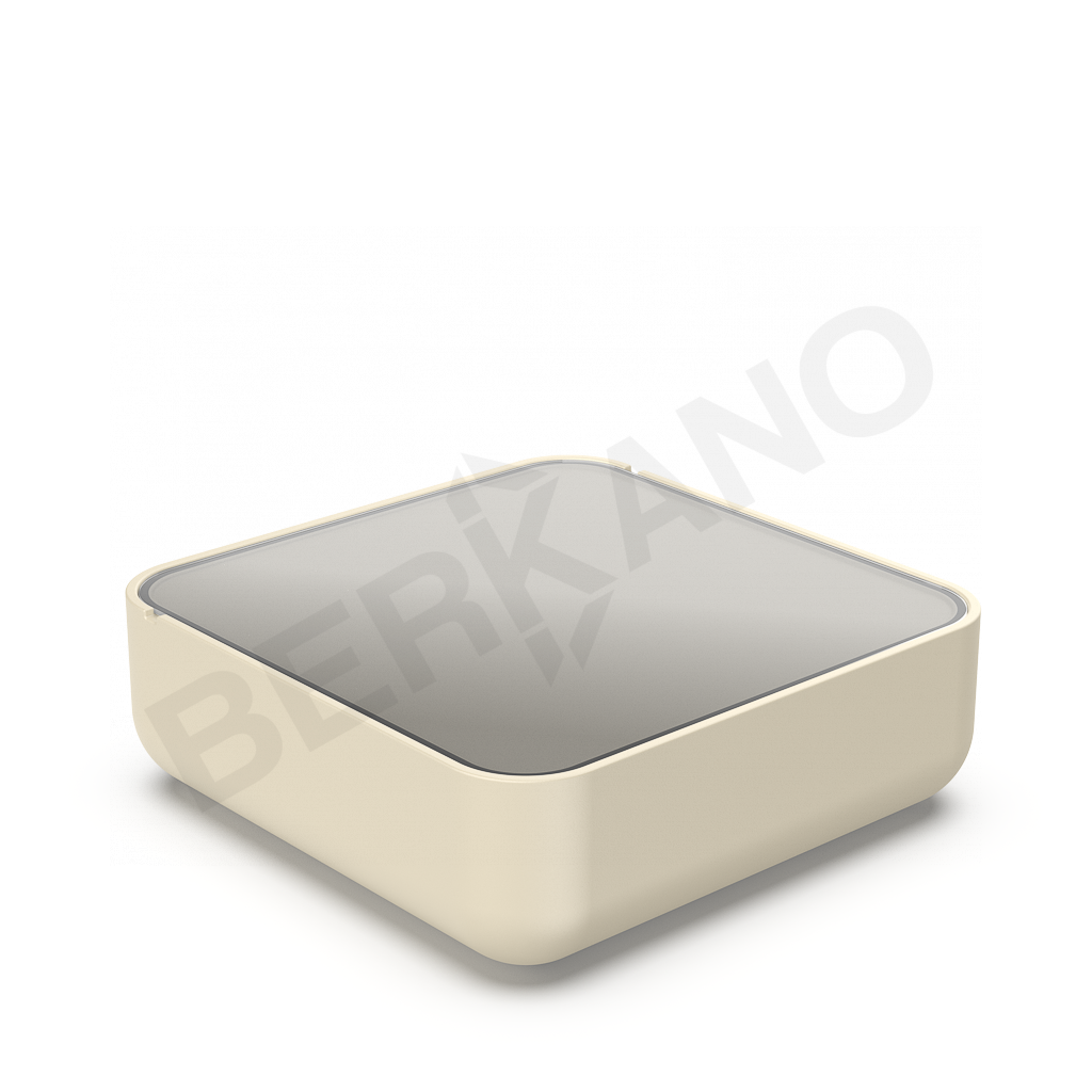 Стол Grace с стеклом бежевого цвета - фото 1