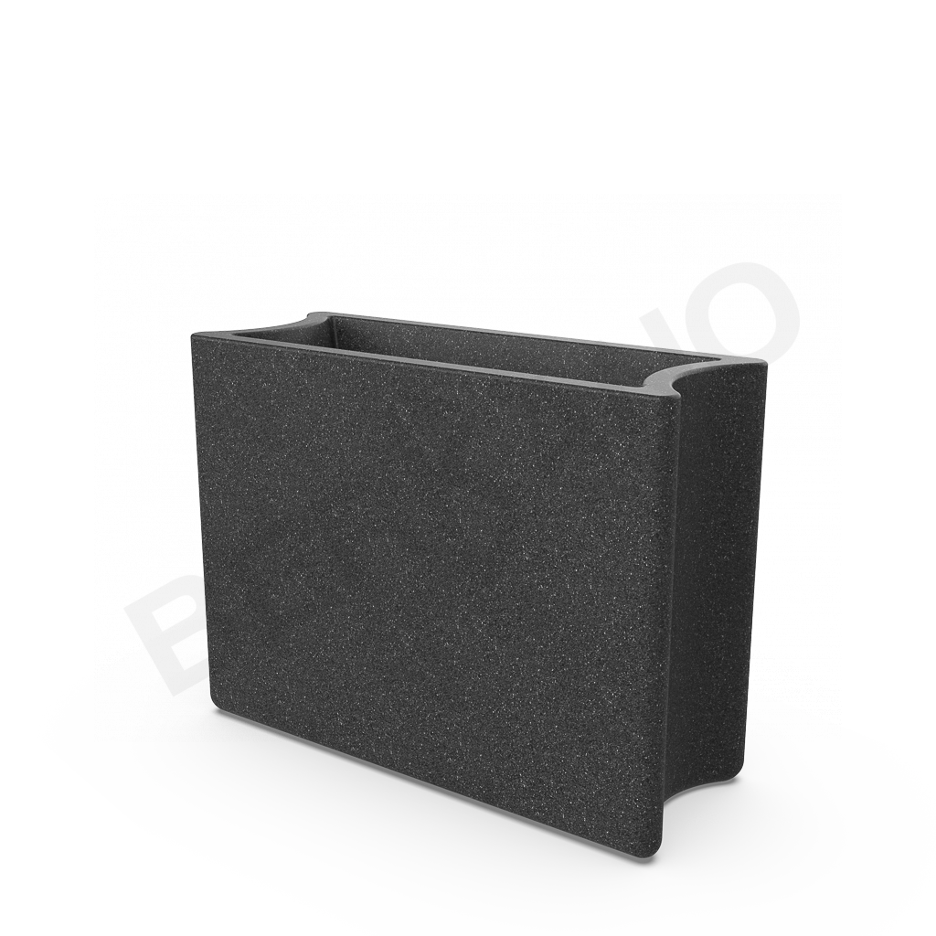 Кашпо Smoov Planter Line DB цвета черный гранит - фото 1