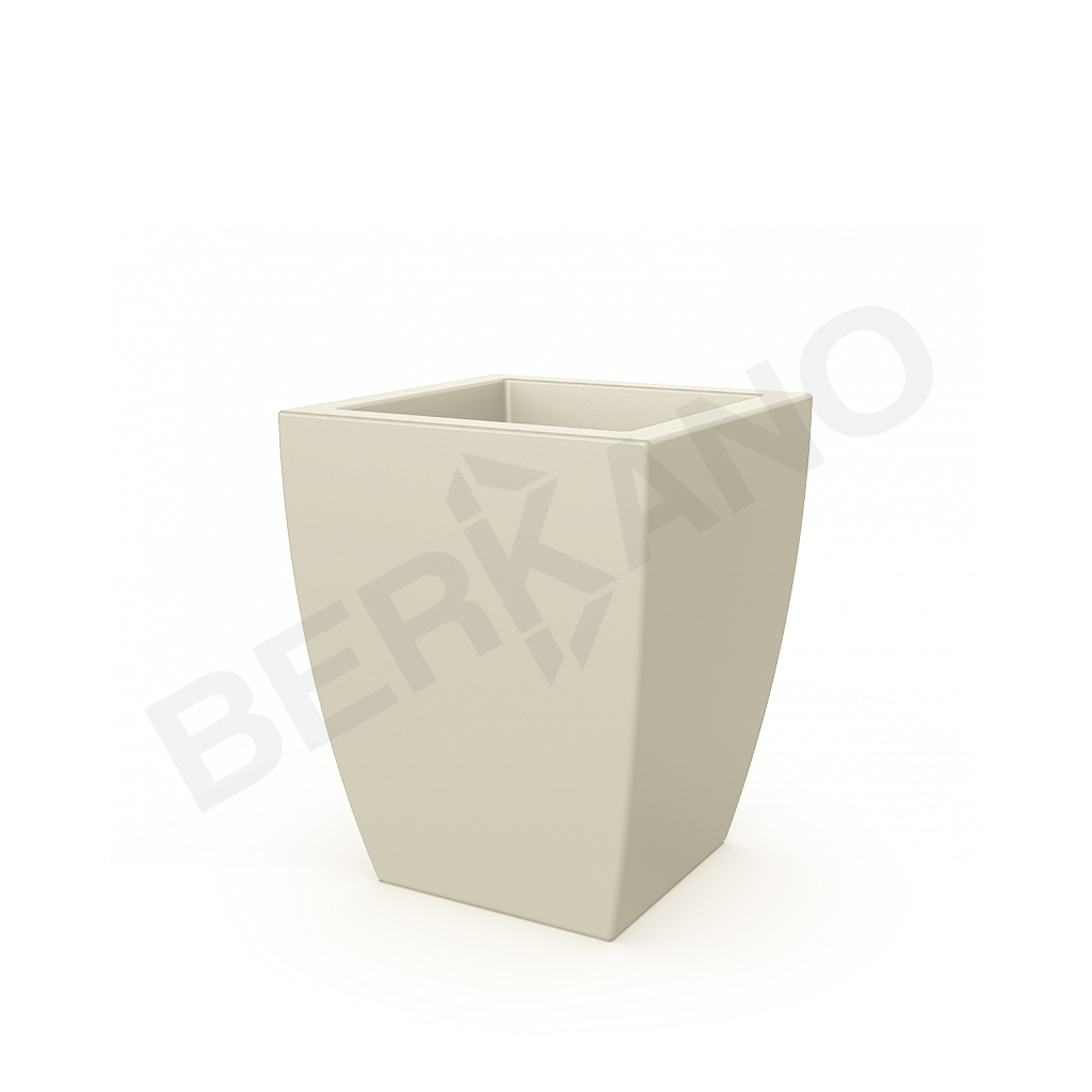 Кашпо Tenero 60 бежевого цвета - фото 1