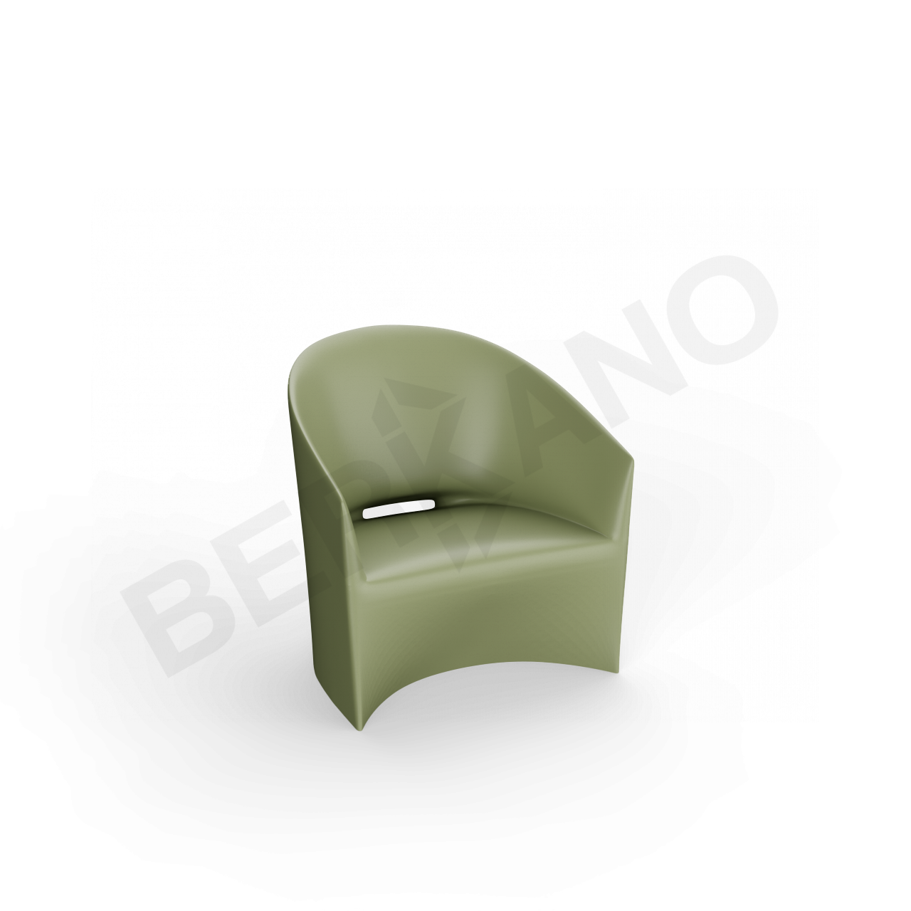 Кресло Oasis темно-зеленого цвета - фото 1