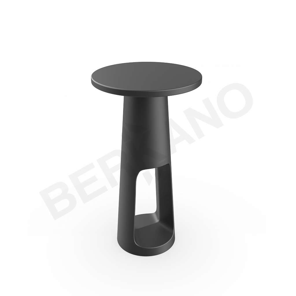 Стол антивандальный Cosmopolitan черного цвета - фото 1