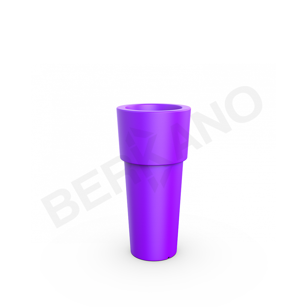 Кашпо Ray 80 сиреневого цвета - фото 1