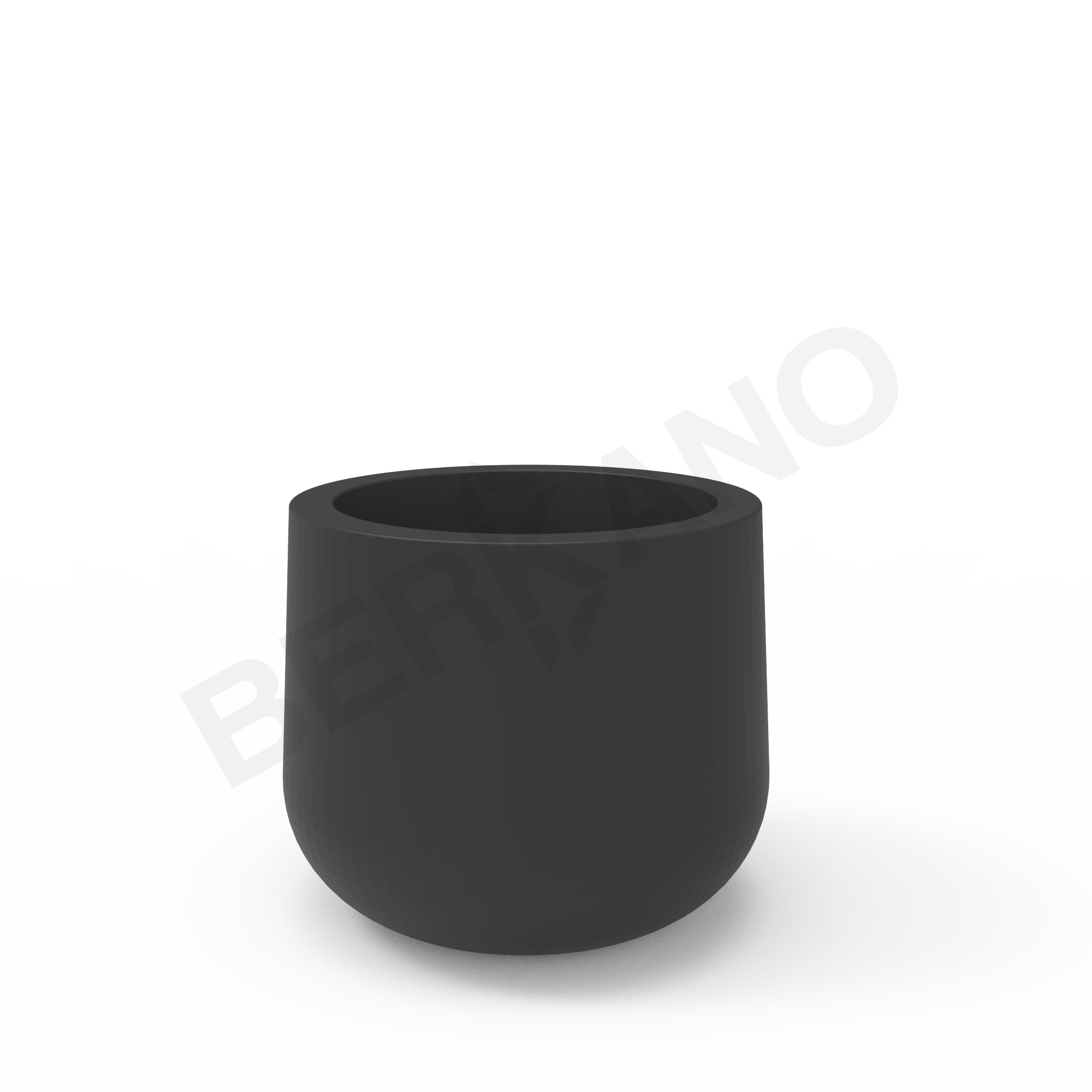 Кашпо Grace planter 45 DB черного цвета - фото 1