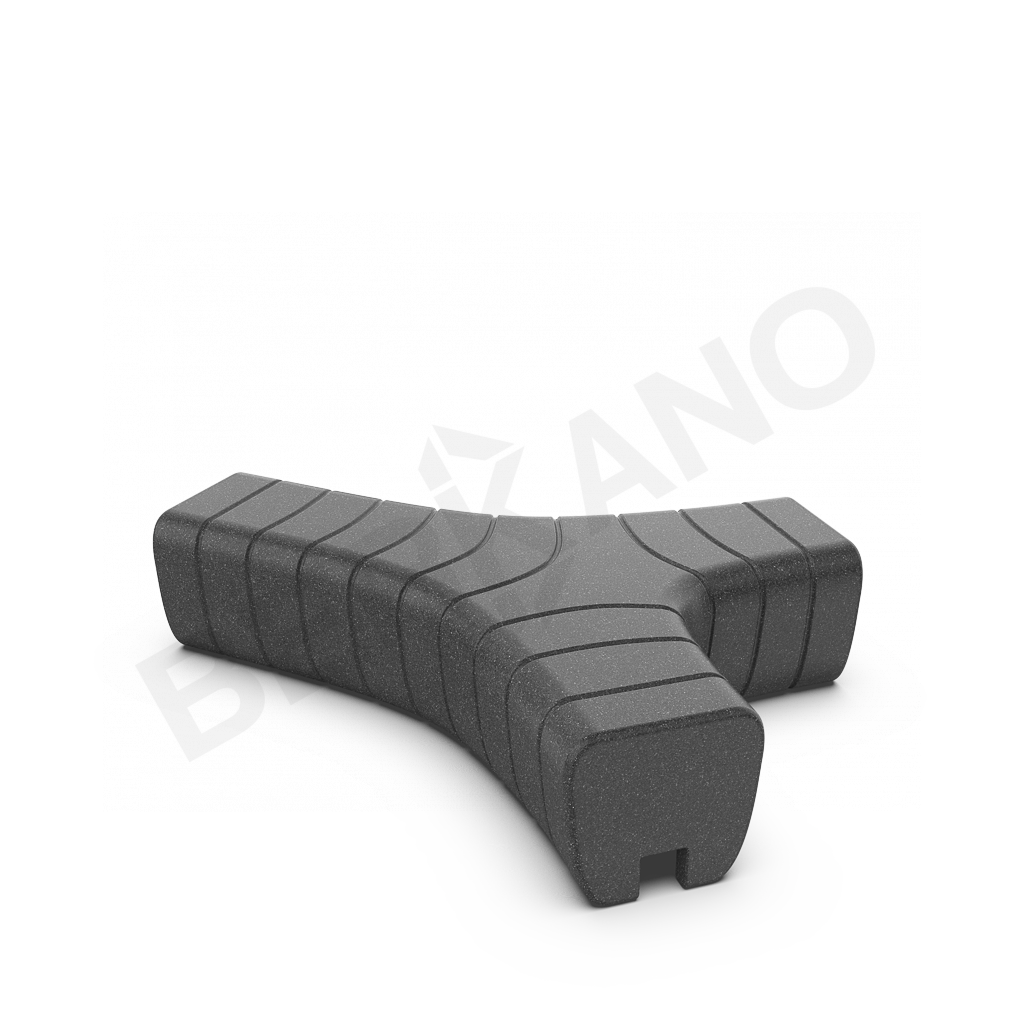 Скамейка Y-seat Black Granite - фото 1