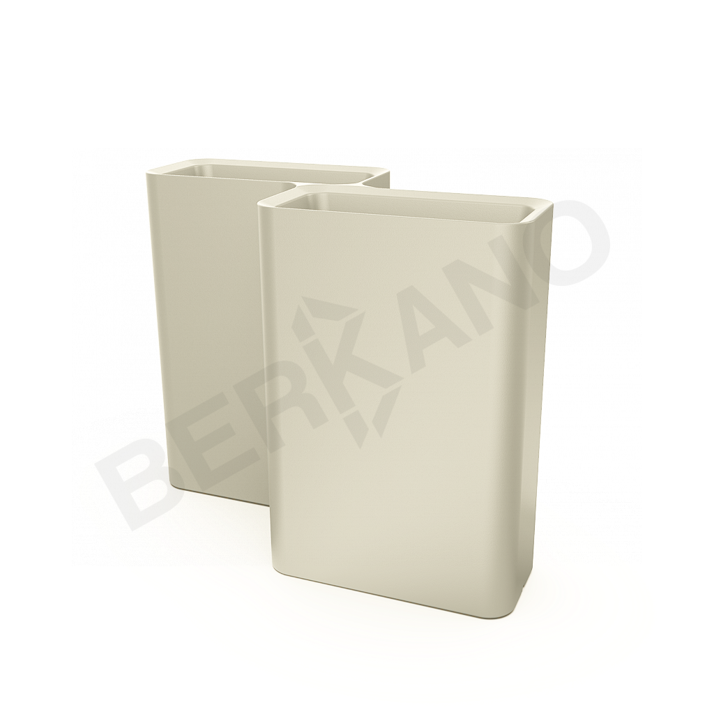 Кашпо Vittorio 80 D бежевого цвета - фото 1