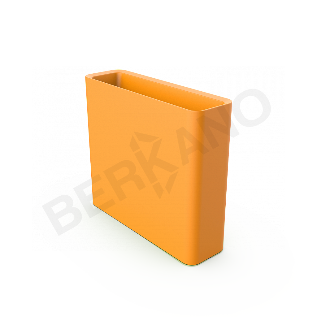 Кашпо Vittorio 80 DB оранжевого цвета - фото 1