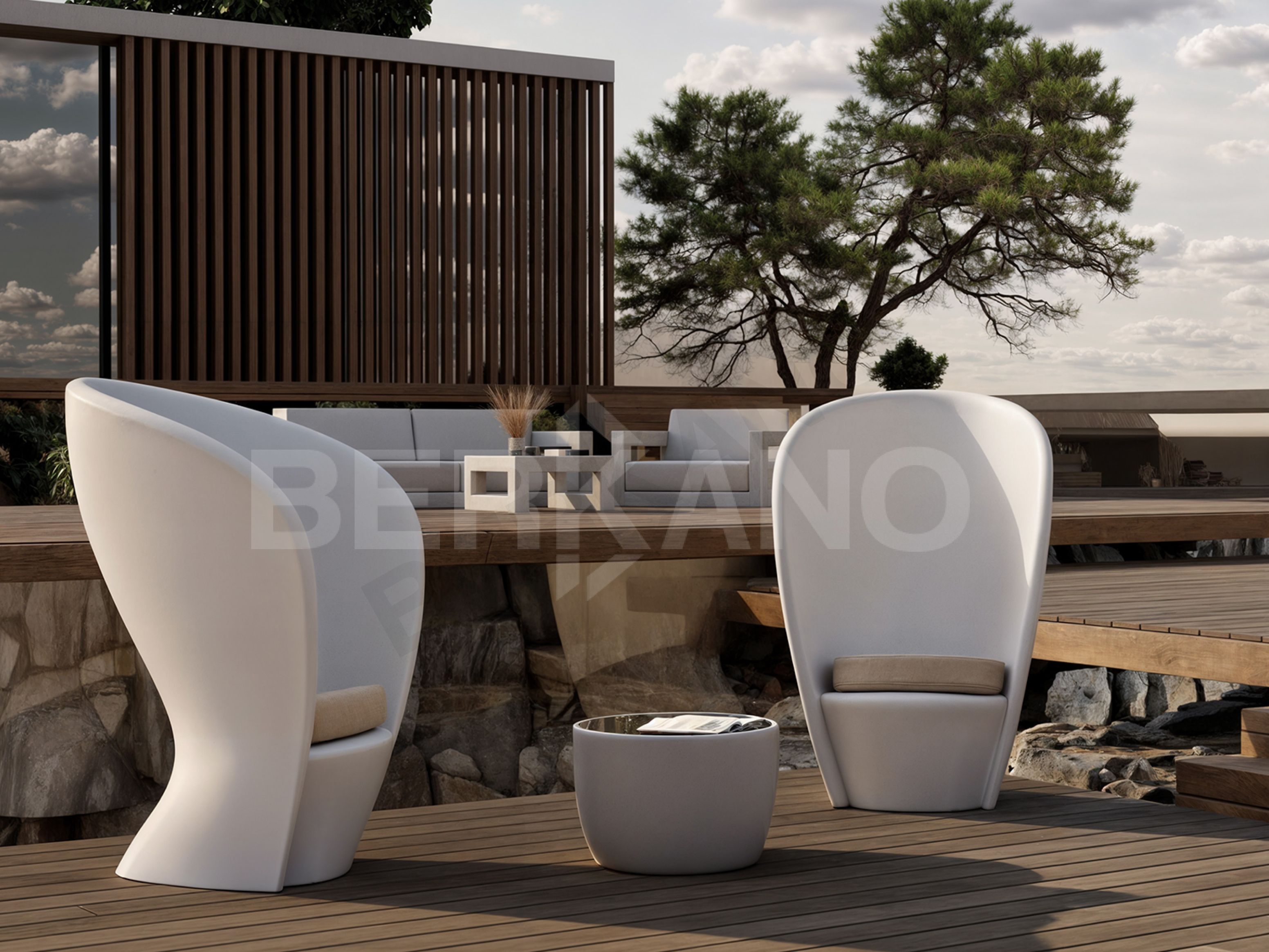 Кресло Harmony зеленого цвета - фото 2